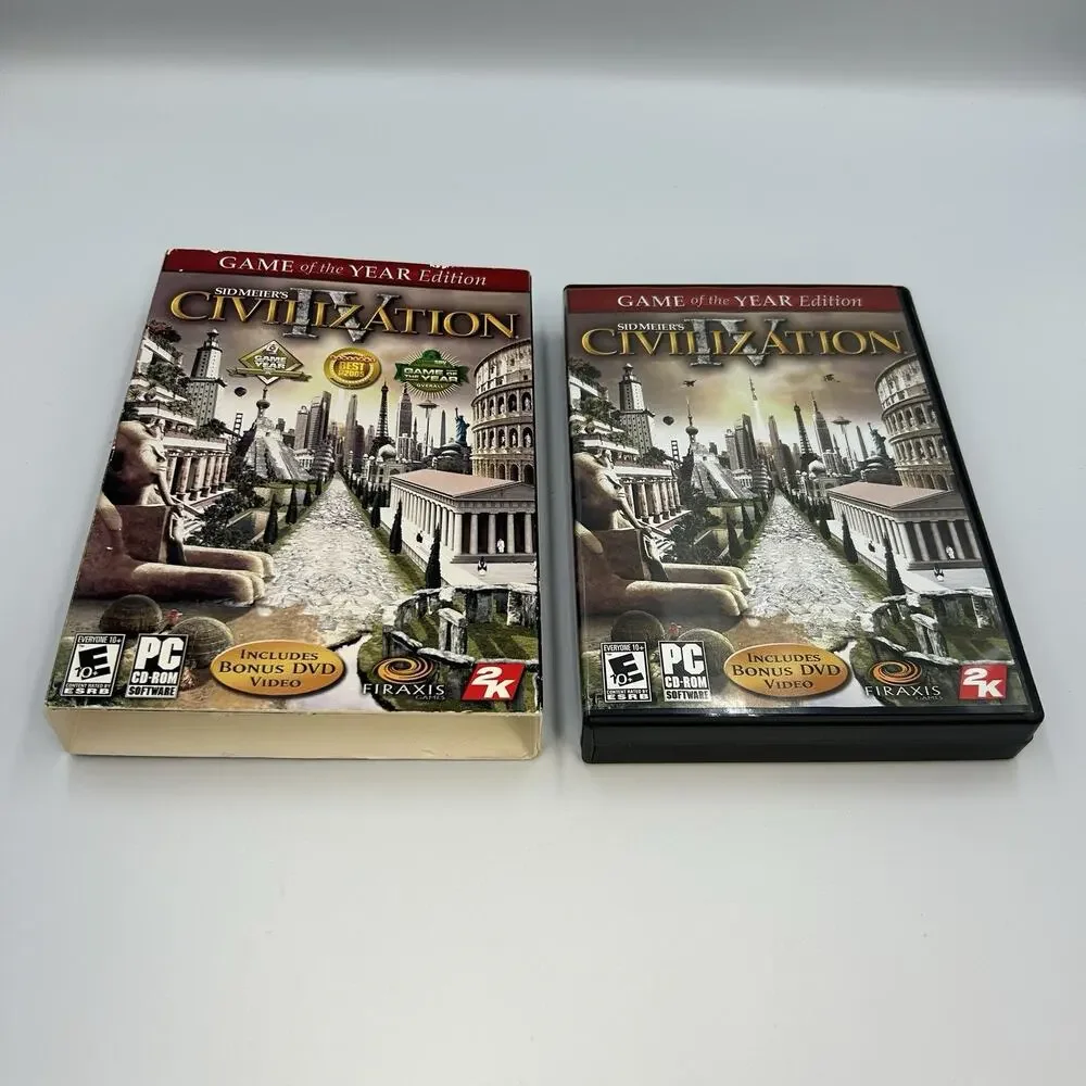 Sid Meier's Civilization 4 Game of the Year Edition PC Game 2006 (Complete, CIB)